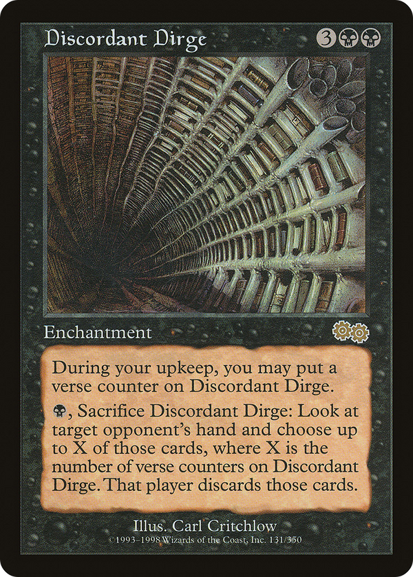 Discordant Dirge (USG-131) - Urza's Saga