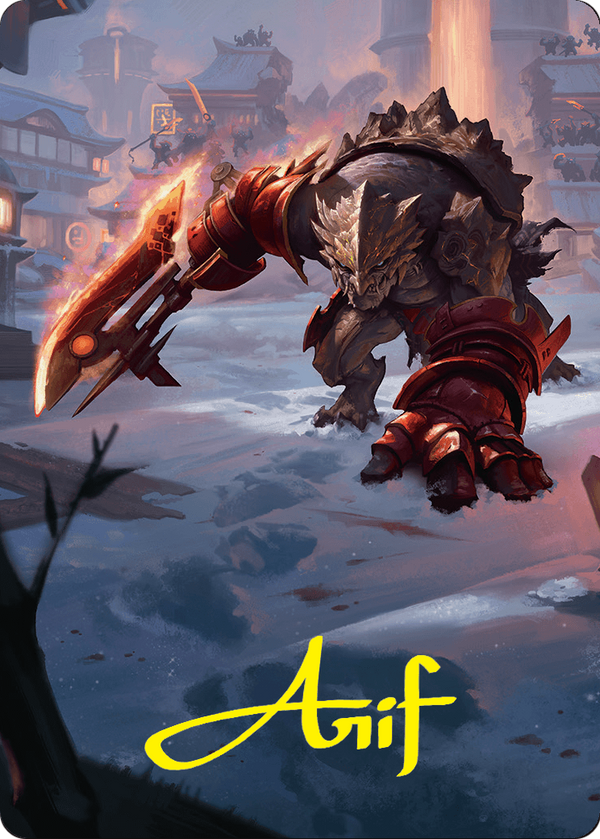 Searslicer Goblin // Searslicer Goblin (AFDN-039) - Foundations Art Series (Borderless) Foil