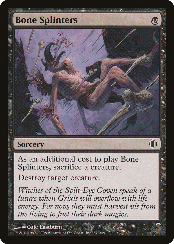 Bone Splinters (ALA-067) - Shards of Alara Foil