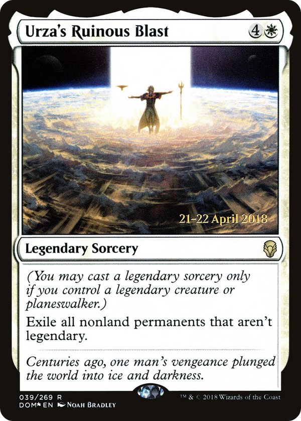 Urza's Ruinous Blast (PRE-39S) - Dominaria Promos Foil