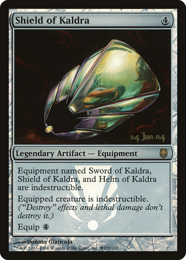 Shield of Kaldra (PRE-139★) - Darksteel Promos Foil