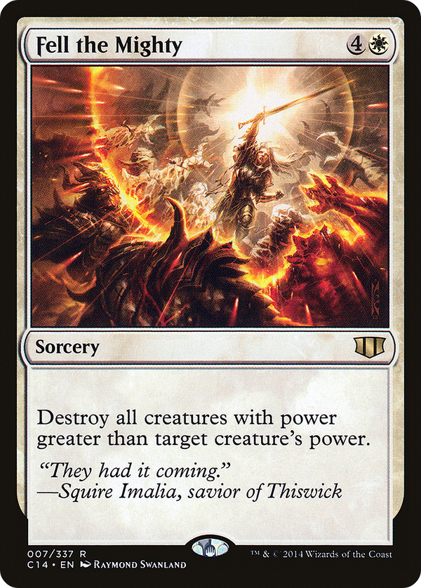 Fell the Mighty (C14-) - Commander 2014