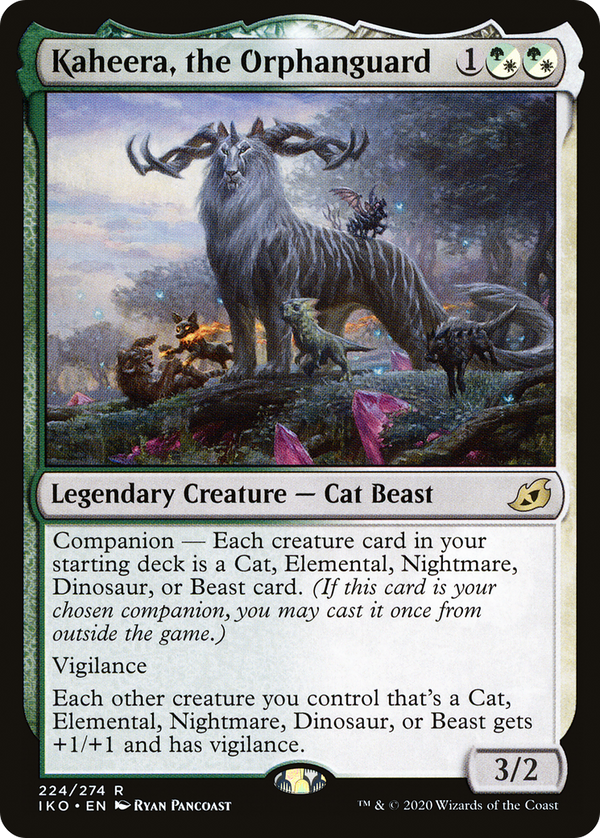 Kaheera, the Orphanguard (IKO-224) - Ikoria: Lair of Behemoths: (companion)