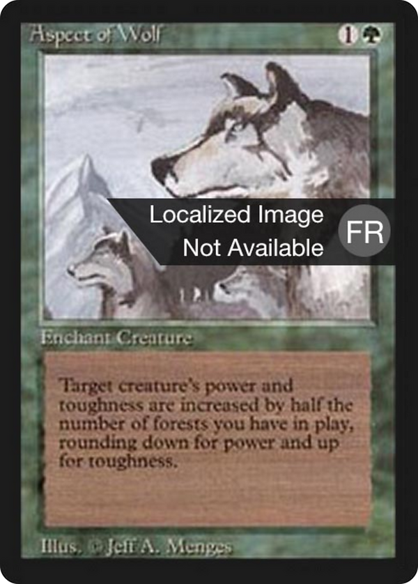 Aspect of Wolf (FBB-) - Foreign Black Border