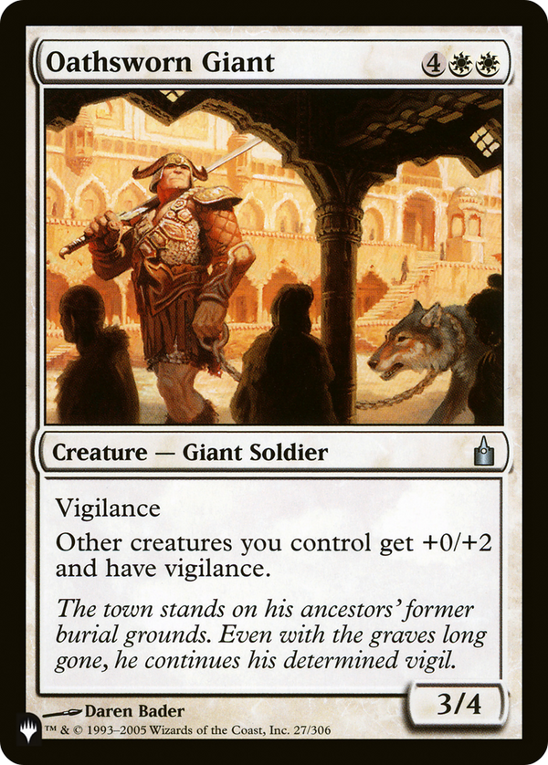 Oathsworn Giant (LIST-RAV-27) - The List