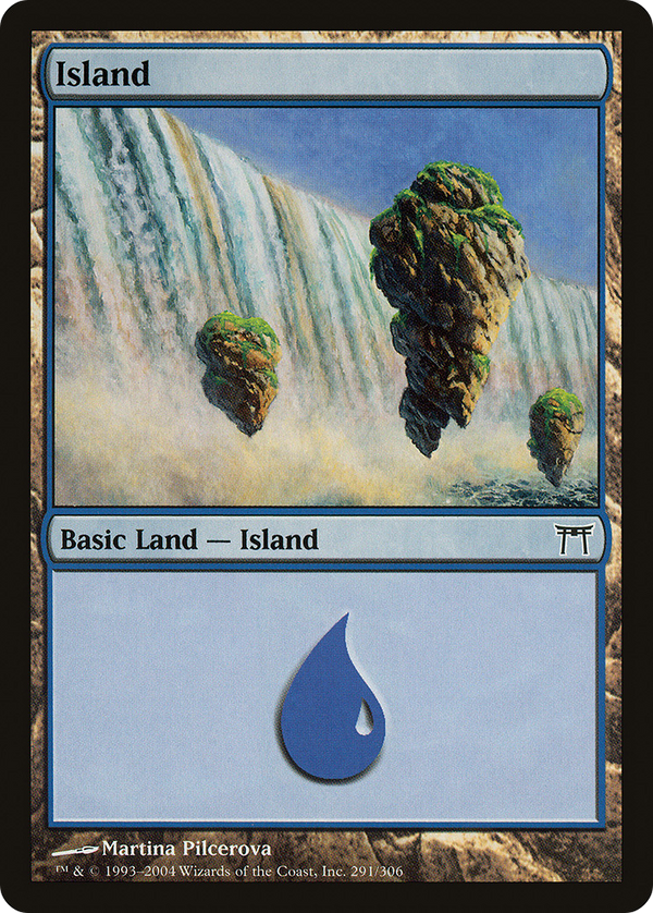 Island (291) (CHK-291) - Champions of Kamigawa