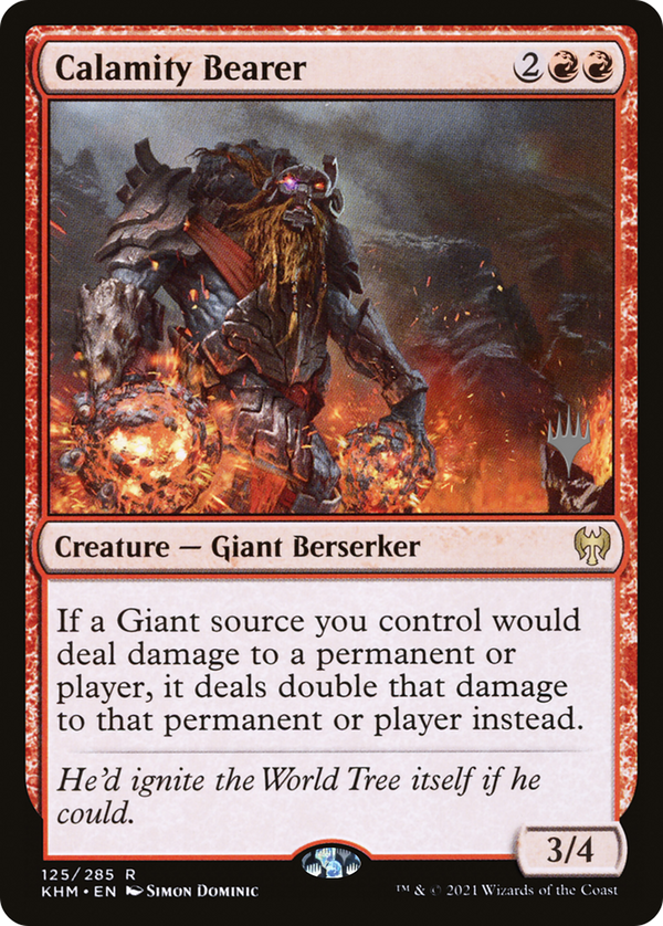 Calamity Bearer (PPKHM-125) - Kaldheim Promos Foil