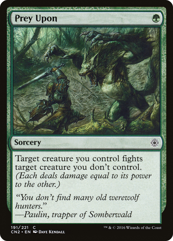 Prey Upon (CN2-191) - Conspiracy: Take the Crown Foil