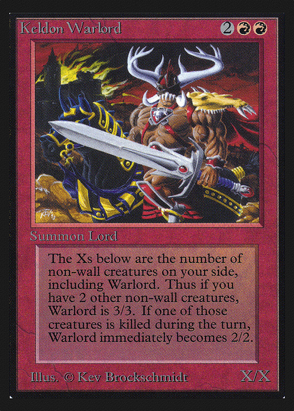 Keldon Warlord (IE) (IED-) - Intl. Collectors' Edition