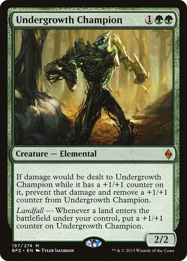 Undergrowth Champion (BFZ-197) - Battle for Zendikar Foil