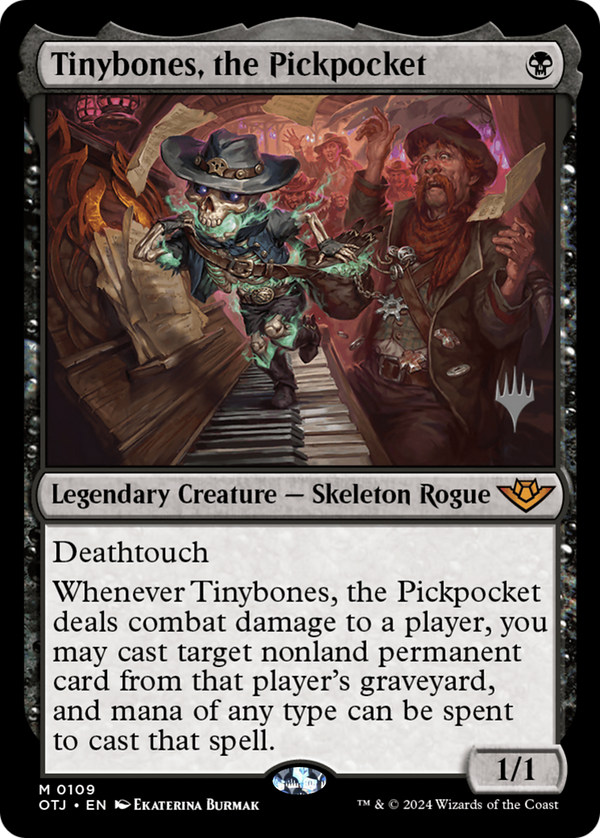 Tinybones, the Pickpocket (PPOTJ-109) - Outlaws of Thunder Junction Promos Foil
