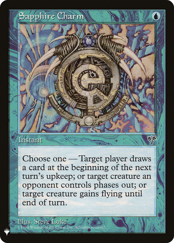 Sapphire Charm (LIST-MIR-89) - The List