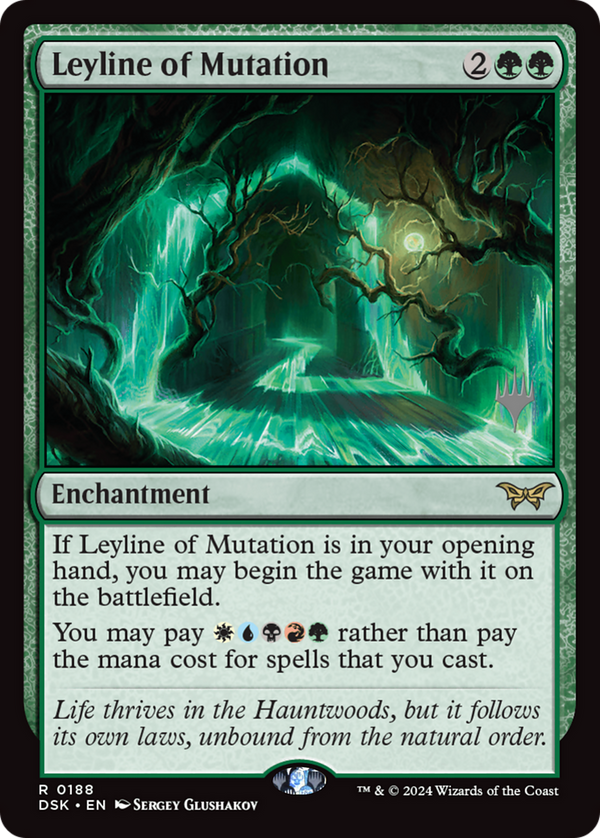 Leyline of Mutation (PPDSK-188) - Duskmourn: House of Horror Promos Foil