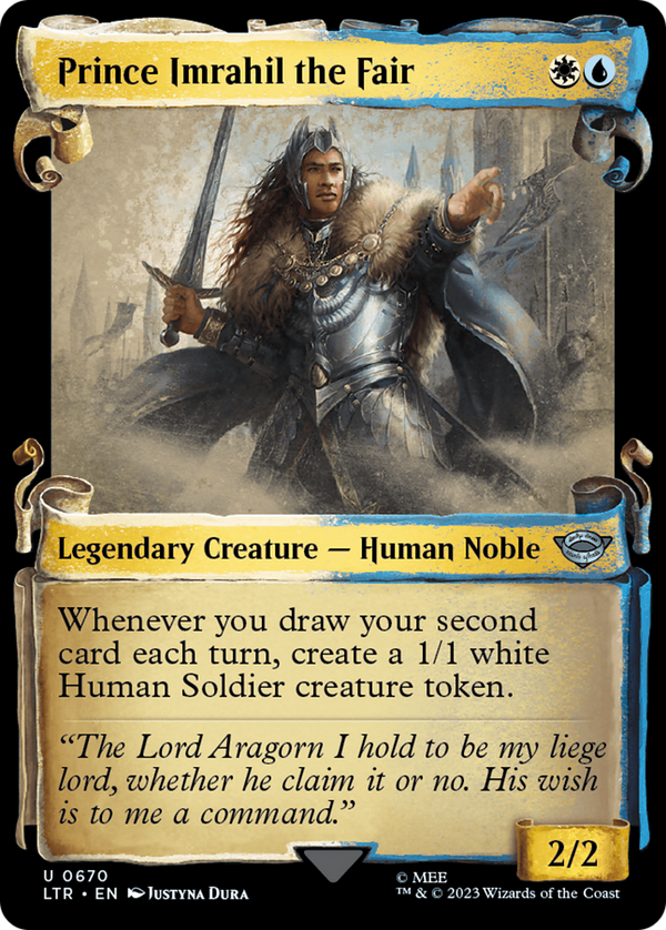 Prince Imrahil the Fair (Showcase Scrolls) (LTR-670) - The Lord of the Rings: Tales of Middle-earth: (Showcase)