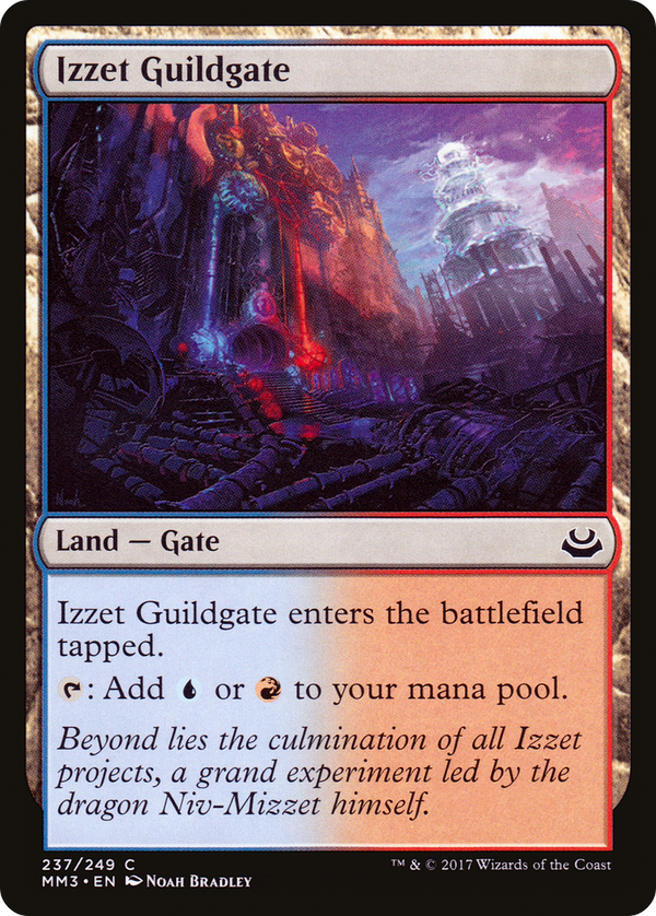 Izzet Guildgate (MM3-237) - Modern Masters 2017 Foil