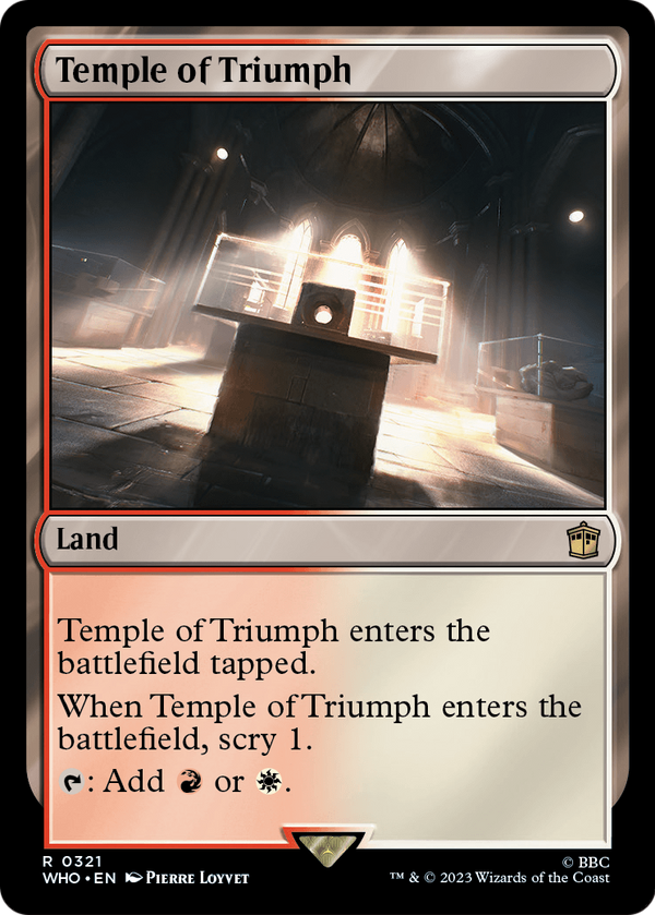 Temple of Triumph (WHO-321) - Doctor Who