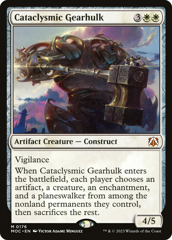 Cataclysmic Gearhulk (MOC-176) - March of the Machine Commander