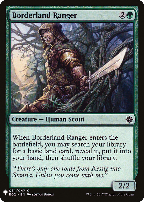 Borderland Ranger (LIST-E02-31) - The List