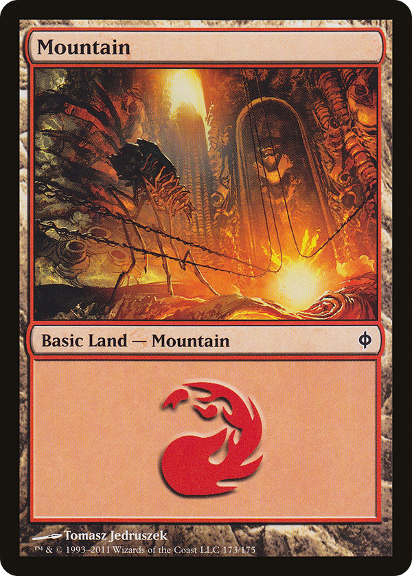 Mountain (173) (NPH-173) - New Phyrexia Foil