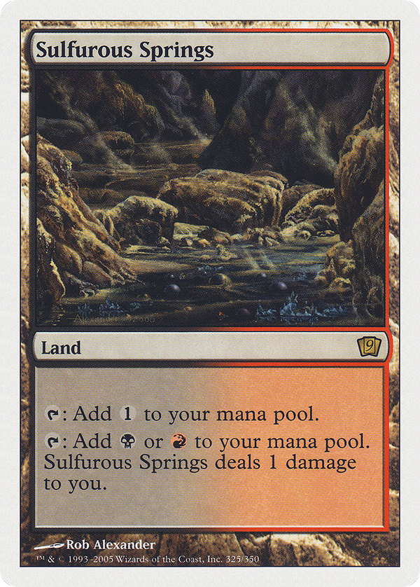 Sulfurous Springs (9ED-325) - 9th Edition