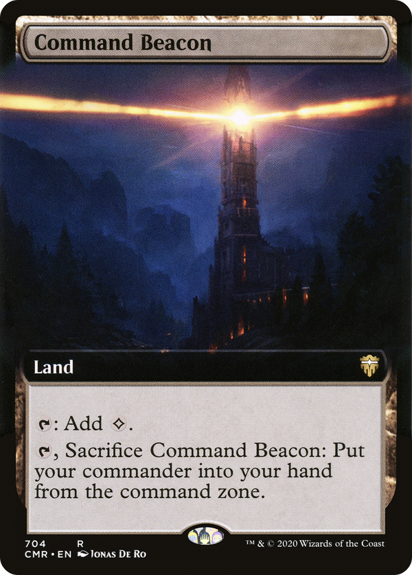 Command Beacon (Extended Art) (CMR-704) - Commander Legends: (Extended Art) Foil