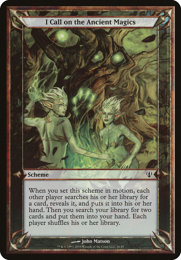 I Call on the Ancient Magics (Colorless) (OVER-16★) - Archenemy Schemes