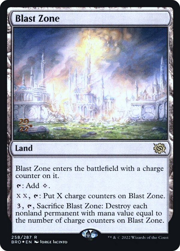 Blast Zone (BRO) (PRE-258) - The Brothers' War Promos Foil