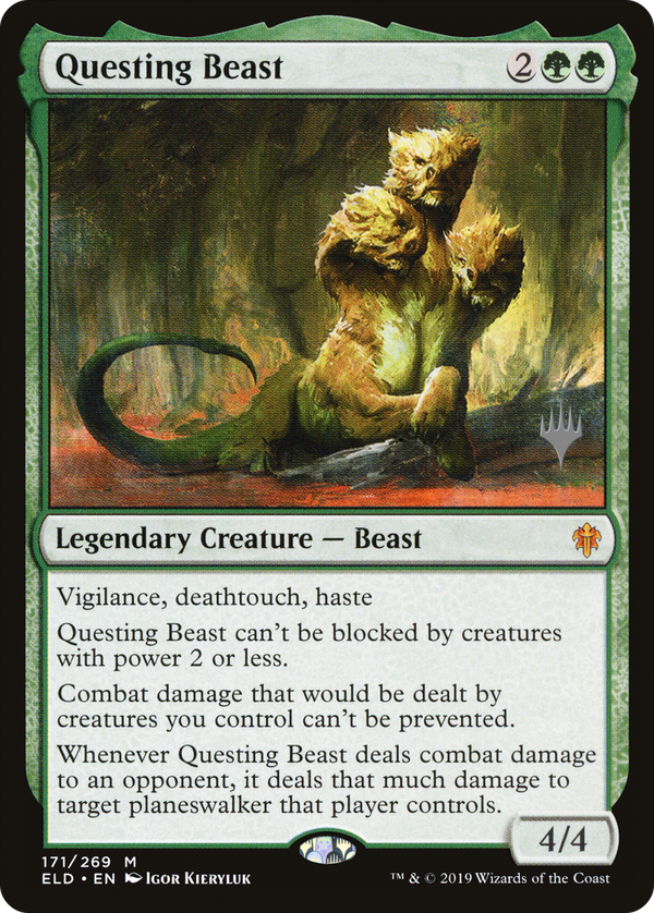 Questing Beast (PPELD-171) - Throne of Eldraine Promos