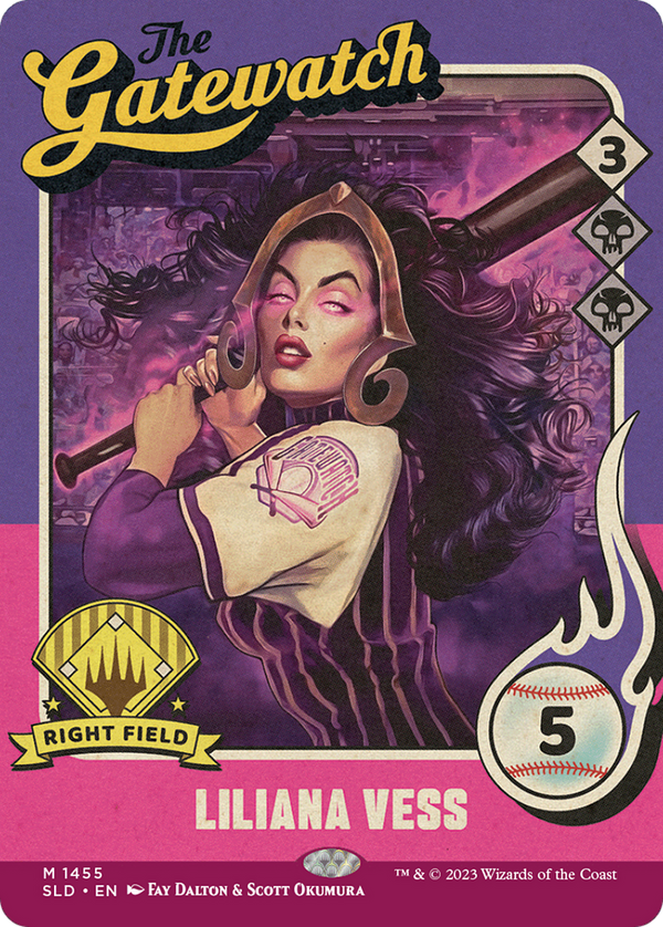 Liliana Vess (1455) (SLD-1455) - Secret Lair Drop: (Full Art) (Borderless)