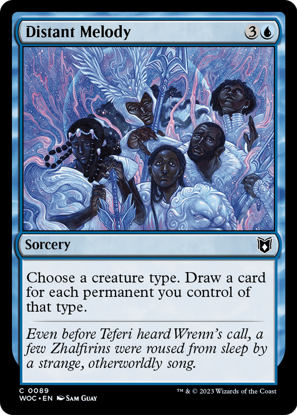 Distant Melody (WOC-089) - Wilds of Eldraine Commander