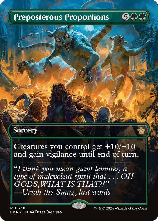 Preposterous Proportions (Borderless) (FDN-338) - Foundations