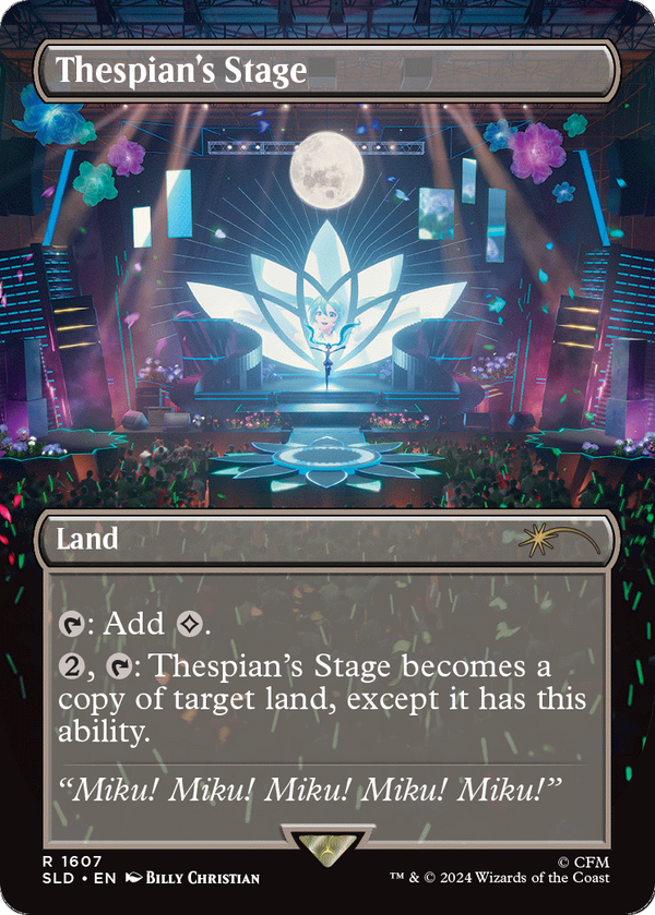 Thespian's Stage (SLD-1607) - Secret Lair Drop (Borderless)