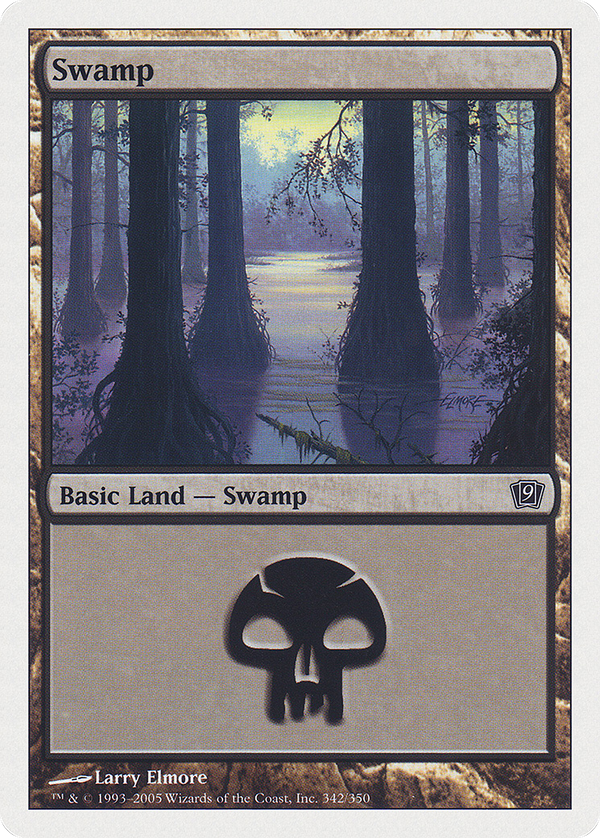 Swamp (342) (9ED-342) - 9th Edition