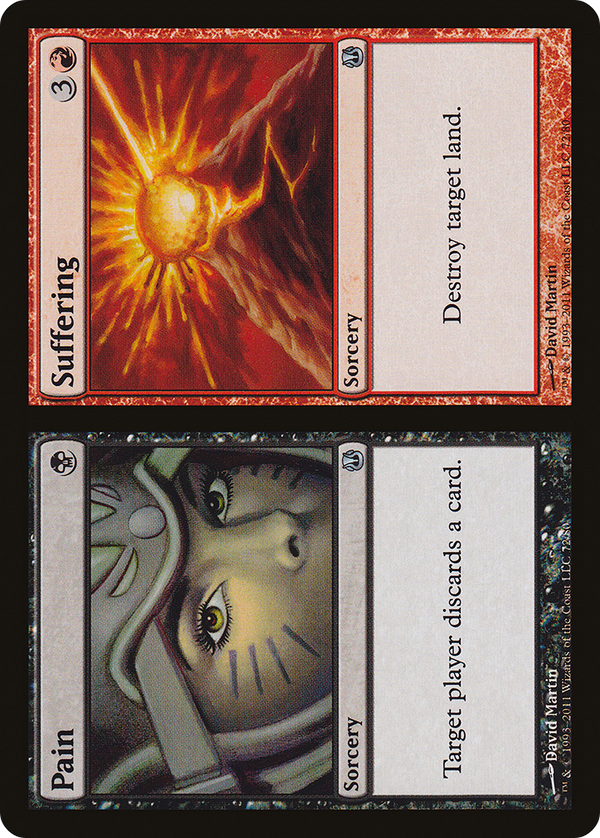 Pain // Suffering (DDH-072) - Duel Decks: Ajani vs. Nicol Bolas