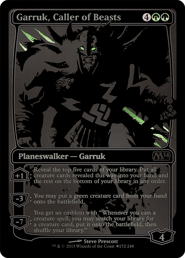 Garruk, Caller of Beasts (SDCC 2013 Exclusive) (MEDIA-172) - San Diego Comic-Con 2013 Foil