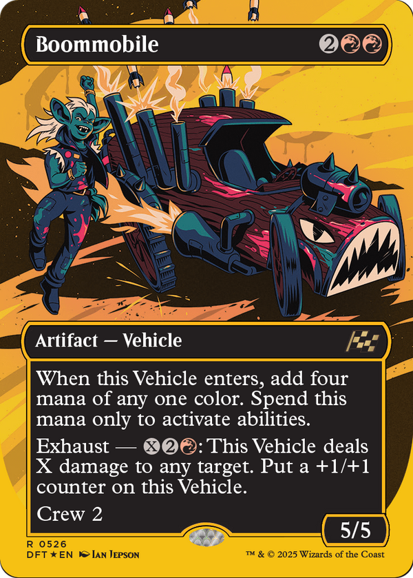 Boommobile (Borderless) (First-Place Foil) (DFT-526) - Aetherdrift Foil