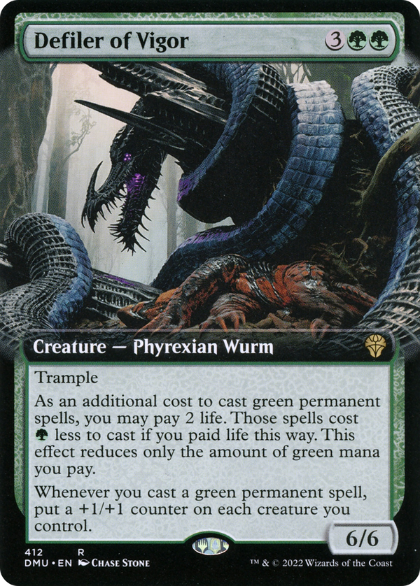 Defiler of Vigor (Extended Art) (DMU-412) - Dominaria United: (Extended Art) Foil