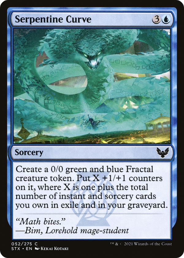 Serpentine Curve (STX-052) - Strixhaven: School of Mages Foil