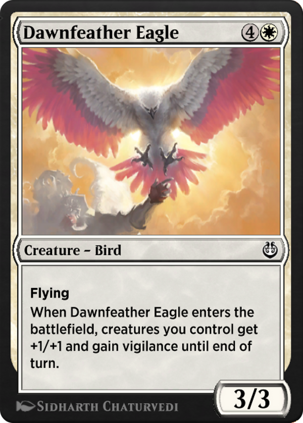 Dawnfeather Eagle (KLR-015) - Kaladesh Remastered