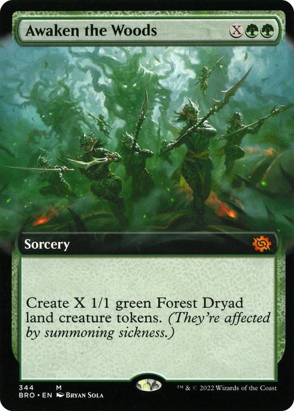Awaken the Woods (Extended Art) (BRO-344) - The Brothers' War: (Extended Art)