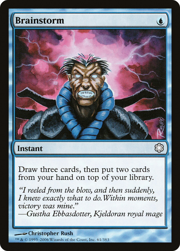 Brainstorm (CTD-061) - Coldsnap Theme Decks