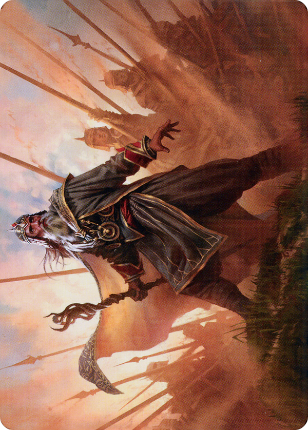 Hazezon, Shaper of Sand // Hazezon, Shaper of Sand (ADMU-046) - Dominaria United Art Series (Borderless) Foil