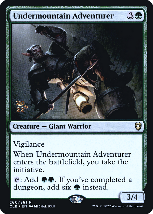 Undermountain Adventurer (PRE-260) - Battle for Baldur's Gate Promos Foil