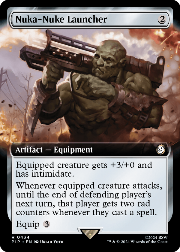 Nuka-Nuke Launcher (Extended Art) (PIP-434) - Fallout: (Extended Art) Foil