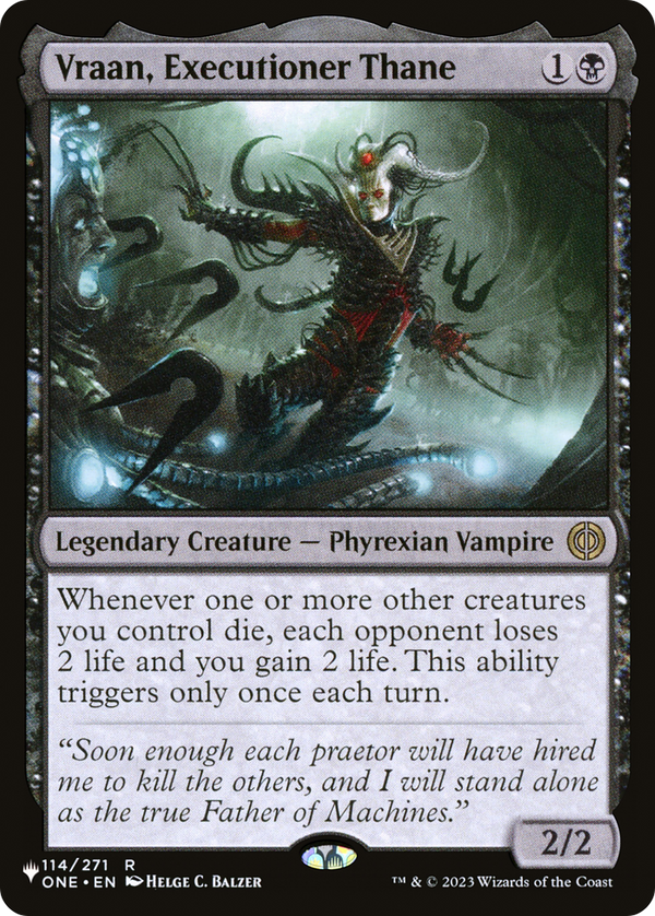 Vraan, Executioner Thane (LIST-ONE-114) - The List Reprints