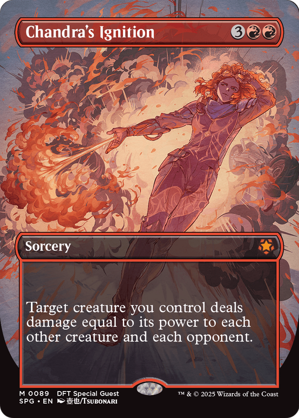 Chandra's Ignition (Borderless) (SPG-089) - Special Guests Foil