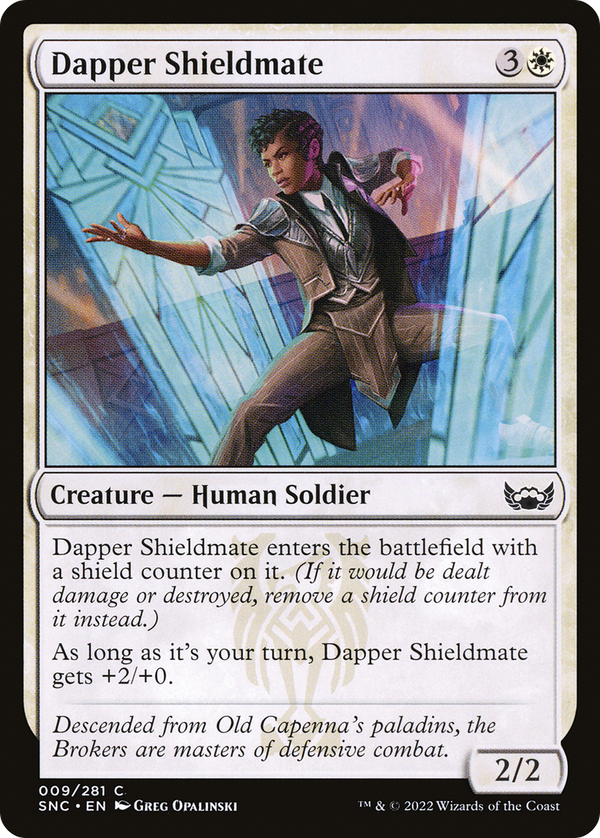 Dapper Shieldmate (SNC-009) - Streets of New Capenna Foil