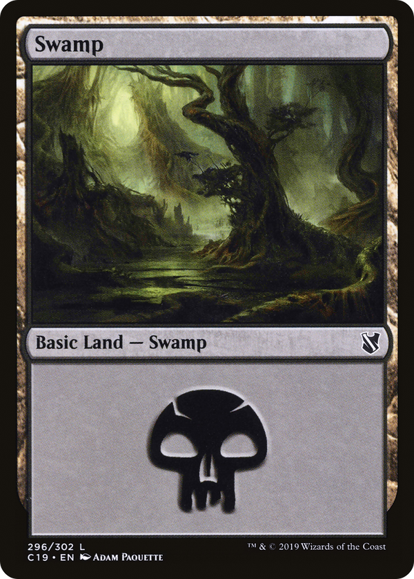 Swamp (296) (C19-296) - Commander 2019