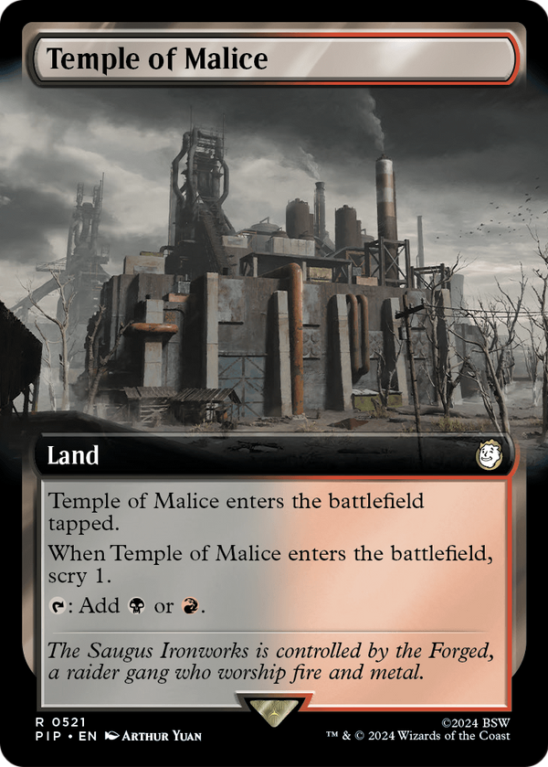 Temple of Malice (Extended Art) (PIP-521) - Fallout: (Extended Art)