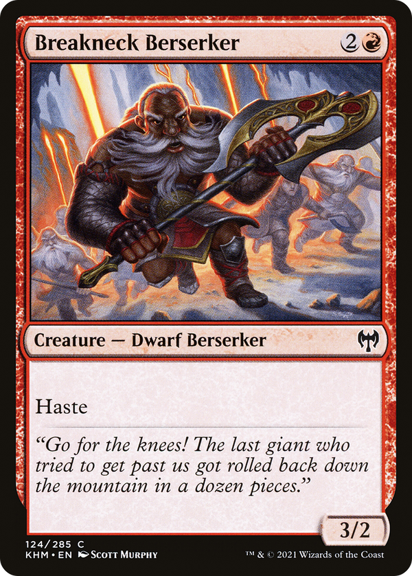 Breakneck Berserker (KHM-124) - Kaldheim Foil